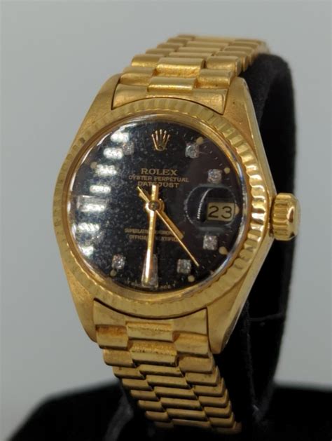 18kt gold rolex with 29 kt diamond|rolex 18kt yellow gold.